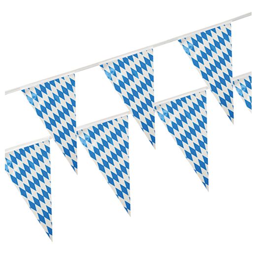 Wimpelkette, Folie 4 m "Bayrisch Blau" wetterfest 1