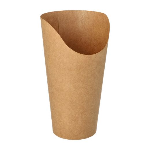 Wrap Cups, Pappe 590 ml 15,9 x 6 x 8 cm braun 1