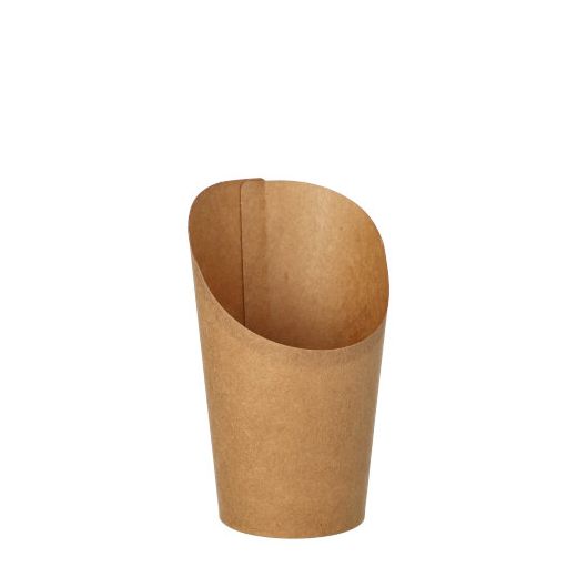 Wrap-cups, Pappe "pure", 230 ml 10 x 6 x 8 cm 1