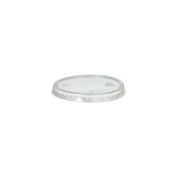 Deckel für Portionsbecher "pure", rPET,  rund, Ø 6,5 cm, transparent