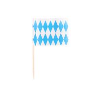 Partypicker, Flaggen 8 cm "Bayrisch Blau"