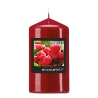 Duft-Stumpenkerzen, Wild Raspberry, Ø 58 mm · 110 mm, "Flavour"
