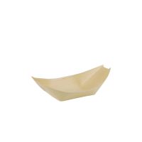 Fingerfood-Schalen aus Holz "pure", 16,5 x 8,5 cm "Schiffchen"