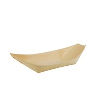Fingerfood-Schalen aus Holz "pure", 21,5 x 10 cm "Schiffchen"