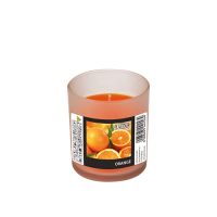 Duftkerze im Glas, Orange, Ø 70 mm · 77 mm, "Flavour"