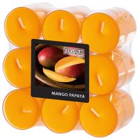 Duftteelichter, Mango-Papaya, Ø 38 mm · 24 mm, "Flavour"