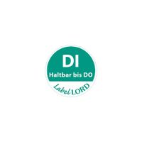 HACCP Etiketten Ø 19 mm grün "Aqualabel" DI haltbar bis DO, abwaschbar