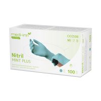 Nitril-Handschuhe, puderfrei mint "Nitril Mint Plus" Größe L