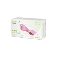 Nitril-Handschuhe, puderfrei pink "Nitril Pink Plus" Größe L