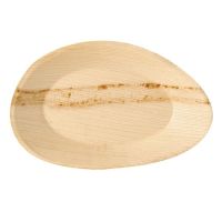 Palmblatt Teller oval "pure" 26 x 17 cm 
