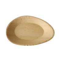 Palmblatt Teller "pure" oval 26 x 17 cm 