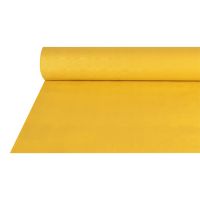 Papiertischdecke, gelb mit Damastprägung 50 x 1 m