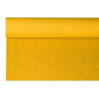 Papiertischdecke gelb mit Damastprägung 8 x 1,2 m