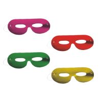 Party-Masken farbig sortiert "Metallic"