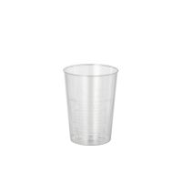 Plastikbecher (PS) 0,07 l Ø 5 cm · 6,5 cm glasklar