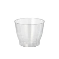 Plastikbecher (PS) 0,16 l Ø 7,5 cm · 5,9 cm glasklar