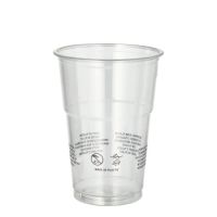 Plastikbecher R-PET, 0,25 l Ø 7,8 cm · 10,7 cm glasklar