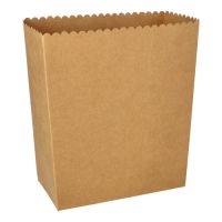 Popcorn-Boxen aus Pappe "pure" eckig 19,2 x 15,8 x 8 cm, groß