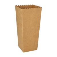 Popcorn-Boxen aus Pappe "pure" eckig 19,7 x 7 x 7 cm, klein