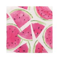 Servietten, 3-lagig 1/4-Falz 33 x 33 cm "Watermelon"