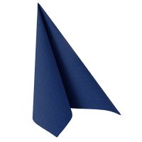 Servietten, dunkelblau "ROYAL Collection" 1/4-Falz 40 x 40 cm
