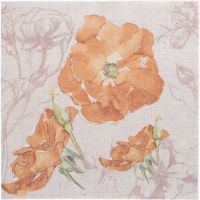 Servietten "ROYAL Collection" 1/4-Falz 40 x 40 cm nektarine "Blossom"