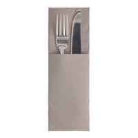 Bestecktaschen "ROYAL Collection" 48 x 30 cm grau
