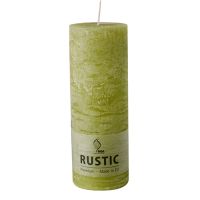 Stumpenkerzen "Rustic", birke Ø 68 mm · 190 mm durchgefärbt