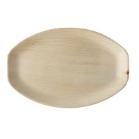 Palmblatt Teller oval "pure", 37 x 25 cm 