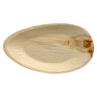 Palmblatt Teller "pure" oval 18 x 32 cm