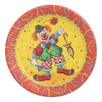 Pappteller Ø 23 cm "Clown"