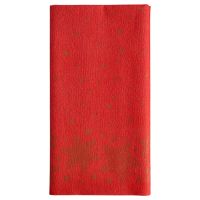 Tischdecke, stoffähnlich, Airlaid 120 x 180 cm rot "Christmas Shine"