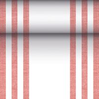 Tischläufer bordeaux, stoffähnlich, PV-Tissue Mix, "ROYAL Collection", 24 m x 40 cm, "Lines"
