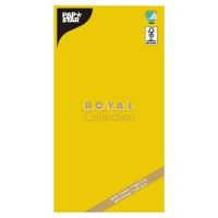 Tissue Tischdecke, gelb "ROYAL Collection" 120 x 180 cm