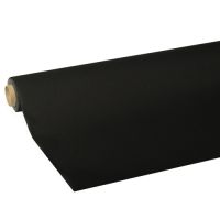 Tissue Tischdecke, schwarz "ROYAL Collection" 5 x 1,18 m