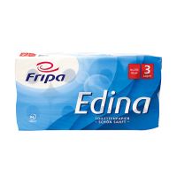 Toilettenpapier 3-lagig, "Edina" hochweiss, 250 Blatt pro Rolle