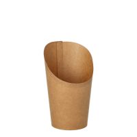 Wrap-cups, Pappe "pure", 230 ml 10 x 6 x 8 cm