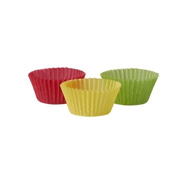 Backförmchen, Papier Ø 2,4 cm · 1,6 cm farbig sortiert