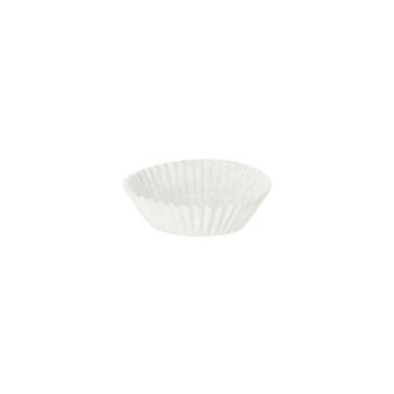 Backförmchen rund Ø 3,5 cm · 1,9 cm weiss
