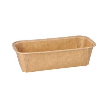 Backformen eckig 523 ml, 8,5 x 18,8 cm x 5 cm braun