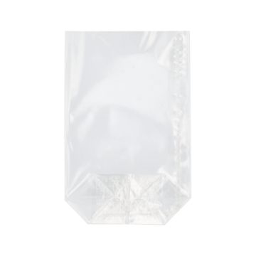 Bodenbeutel, PP 17,3 x 11,5 x 4 cm transparent