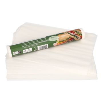 Butterbrotpapier 25 x 30 cm weiss