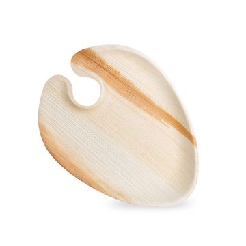 Cater Plates aus Palmblatt "pure" oval 23,5 x 18 x 1,3 cm