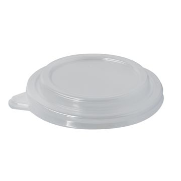 Deckel für Salatschalen To Go, PET, Ø 12,5 cm · 3 cm klar