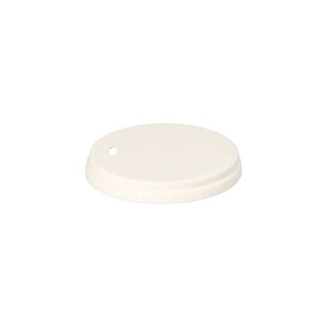 Deckel für Trinkbecher, Pappe Ø 8 cm weiss