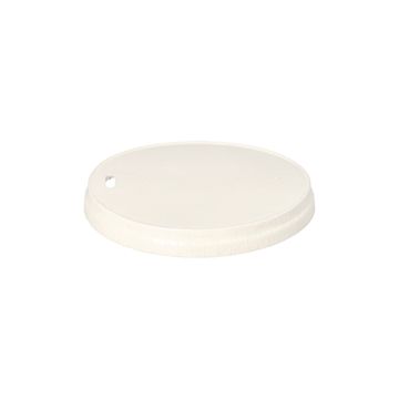 Deckel für Trinkbecher, Pappe Ø 9 cm weiss