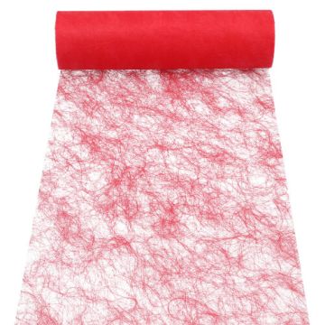 Dekoband Sizoflor 25 m x 30 cm rot