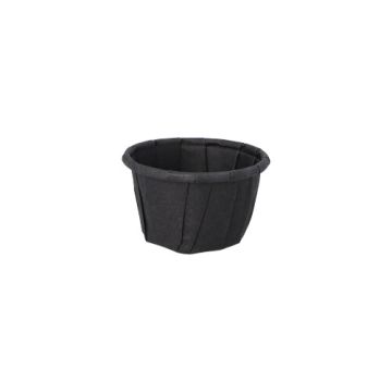 Dressingbecher aus Papier 10 ml Ø 3,5 cm · 2,2 cm schwarz