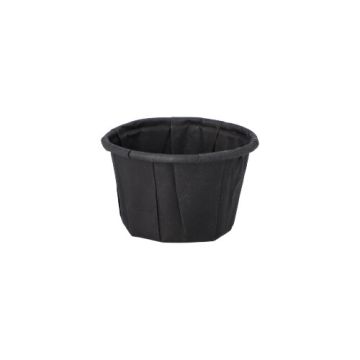 Dressingbecher aus Papier 25 ml Ø 4,4 cm · 2,8 cm schwarz