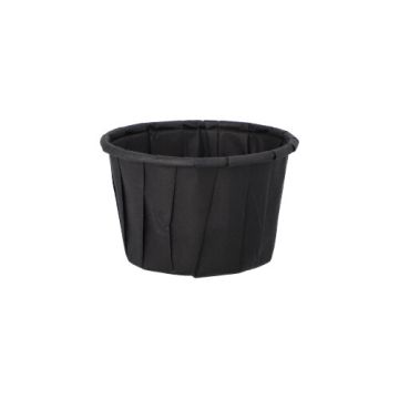 Dressingbecher aus Papier 35 ml Ø 5 cm · 3,1 cm schwarz